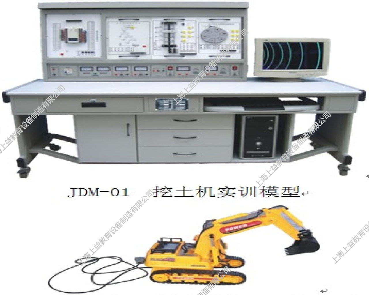 SYPLC-03B 網絡型PLC可編程控制及單片機實驗開發系統綜合實驗裝置（立式、掛箱積木式）